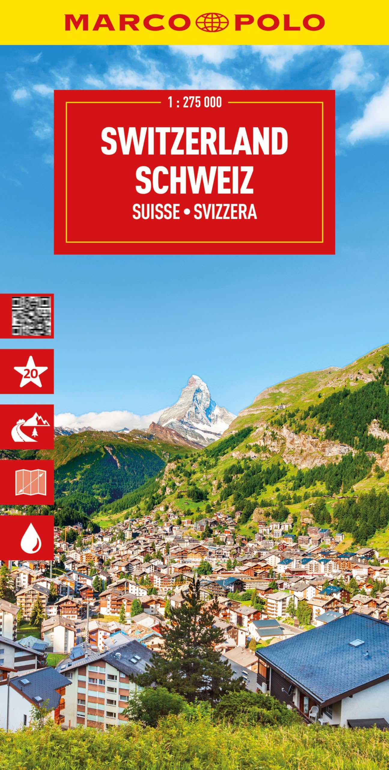 MARCO POLO Reisekarte Schweiz 1:275.000 Leisure, Home & Garden