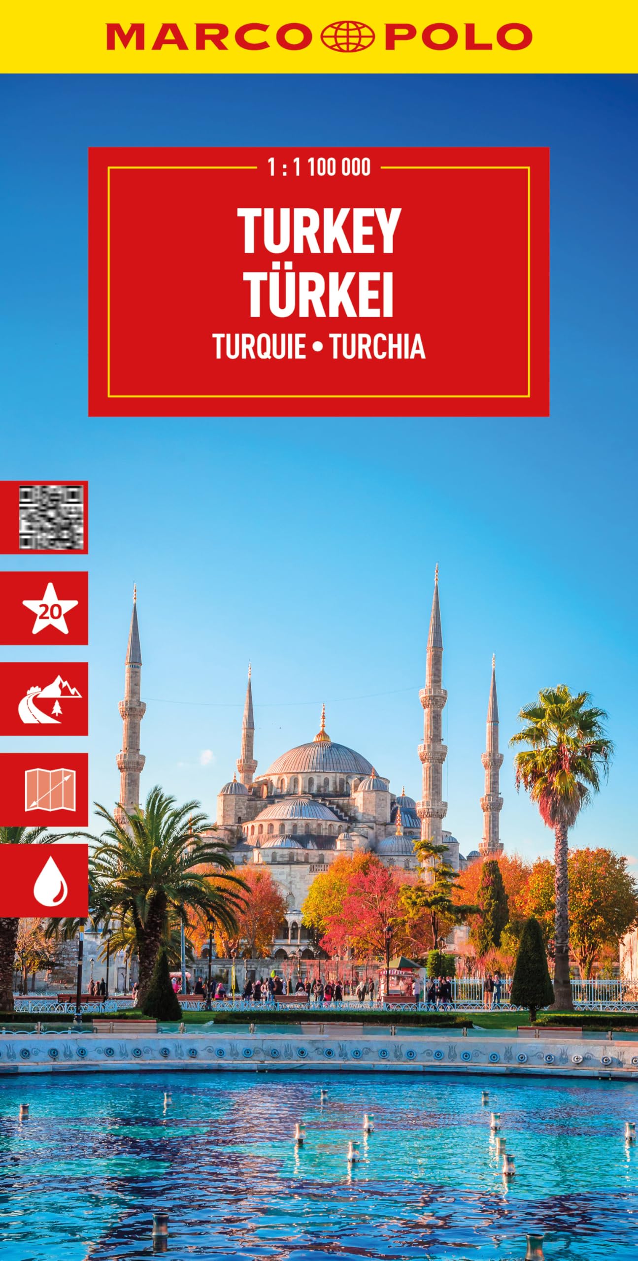 MARCO POLO Reisekarte Türkei 1:1 Mio. Leisure, Home & Garden