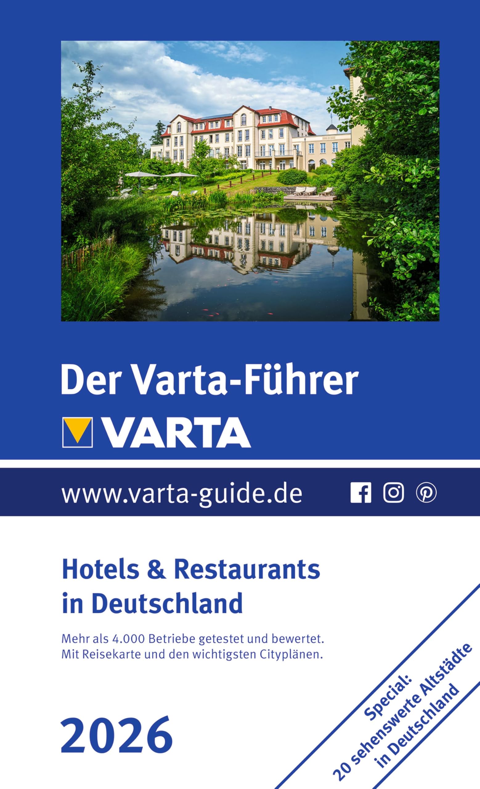 Der Varta-Führer 2026 Hotels & Restaurants in Deutschland Leisure, Home & Garden
