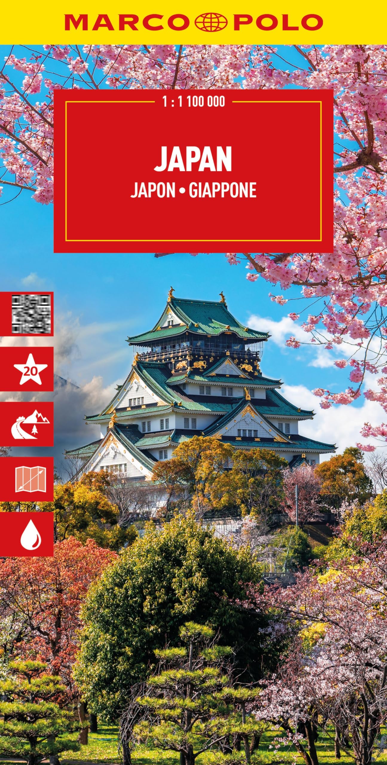 MARCO POLO Reisekarte Japan 1:1,1 Mio. Leisure, Home & Garden