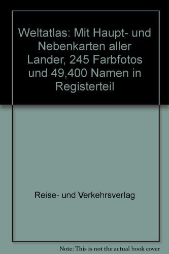 Weltatlas, Books