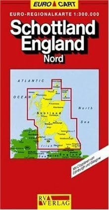 RV Euro Regionalkarte 1:300 000 Schottland / England Nord Leisure, Home & Garden