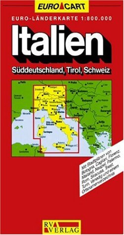 RV Euro-Länderkarte 1:800 000 Italien - Süddeutschland, Tirol, Schweiz Leisure, Home & Garden