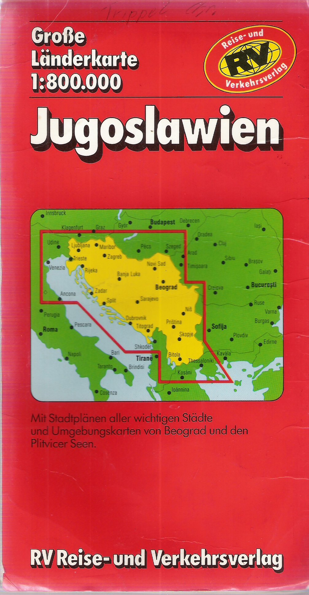 Slowenien - Kroatien - Bosnien und Herzegowina - Makedonien: 1:800000 (MARCO POLO Länderkarten) Leisure, Home & Garden