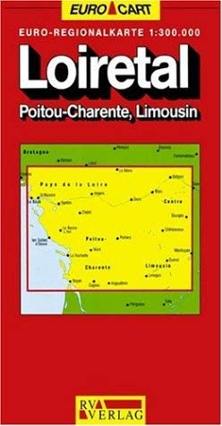 RV Euro-Regionalkarte 1:300 000 Loiretal, Poitou-Charente, Limousin Leisure, Home & Garden