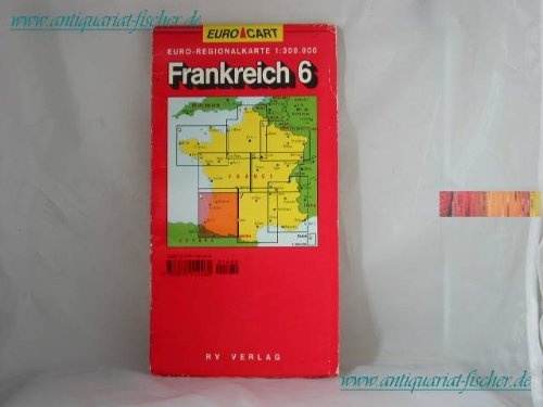RV Euro-Regionalkarte 1:300 000 Südfranzösische Atlantikküste, Aquitaine, Pyrenees Leisure, Home & Garden