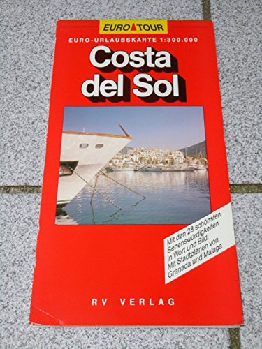 Costa del Sol 1 : 300 000. RV Große Urlaubskarte. Mit Stadtplänen von Granada und Malaga. Maps & Plans