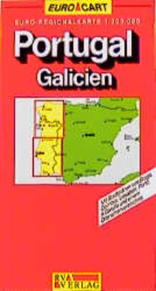 RV Euro-Regionalkarte 1:300 000 Portugal / Galicien Leisure, Home & Garden