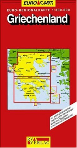 RV Euro-Regionalkarte 1:300 000 Griechenland Leisure, Home & Garden