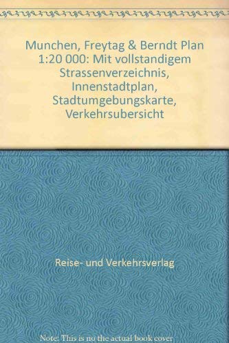 München: 1:20000 Maps & Plans