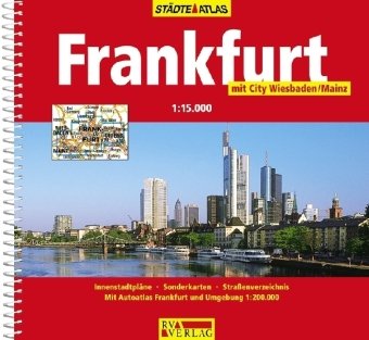 RV Städteatlas Frankfurt mit City Wiesbaden/Mainz Books