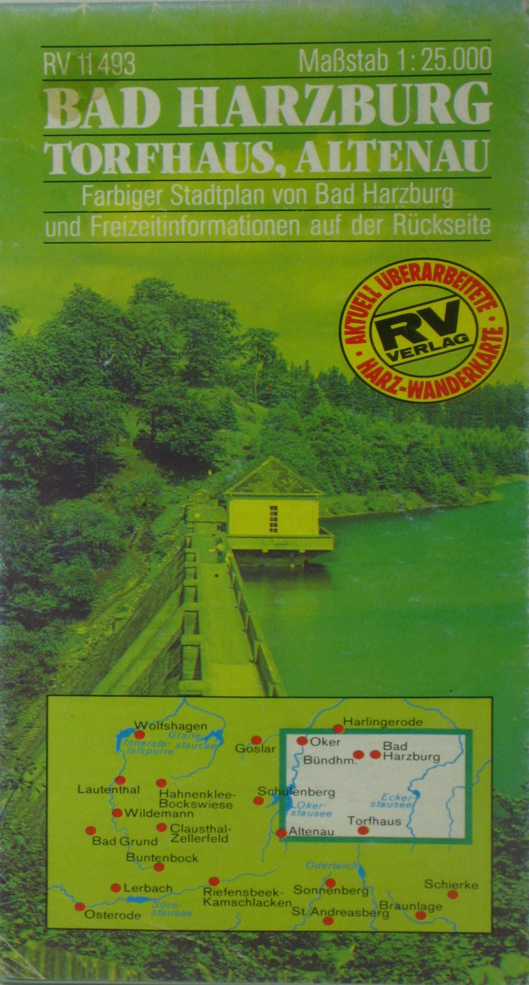 Bad Harzburg und Umgebung 1 : 25 000. RV Wanderkarte. Mit Freizeitinformationen. Maps & Plans