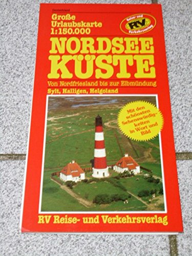 Nordseeküste 1 : 150 000. RV Große Urlaubskarte Maps & Plans