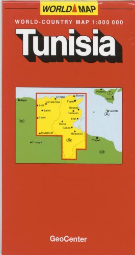 RV World-Länderkarte 1:800 000 Tunesien Geology & Geography