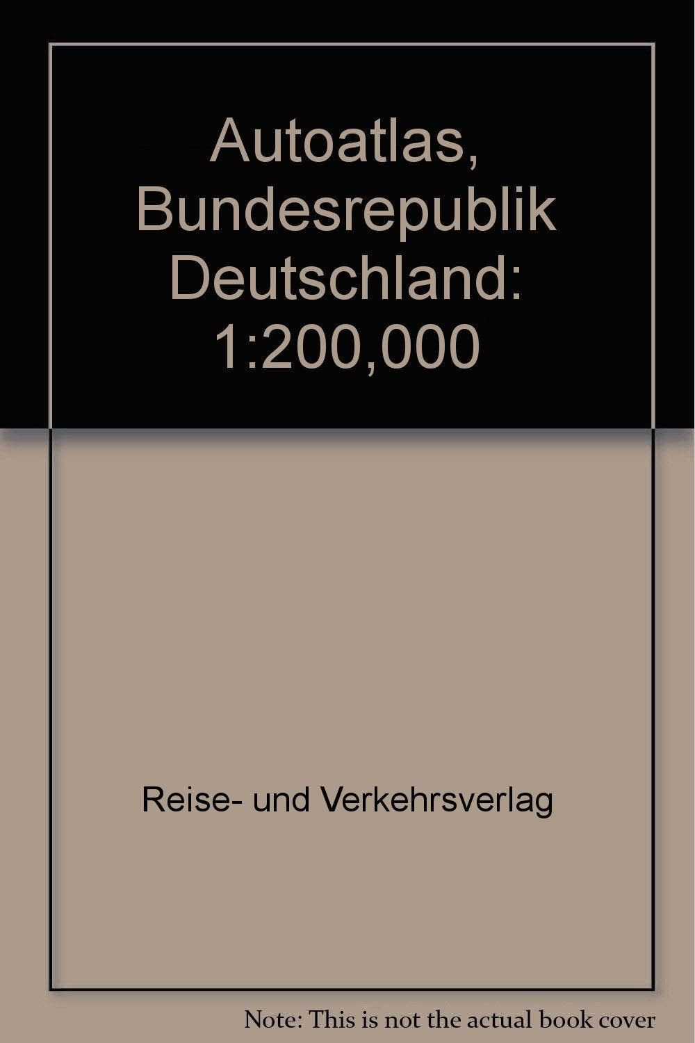 RV Autoatlas Bundesrepublik Deutschland 1987/88. 1:200000 Books