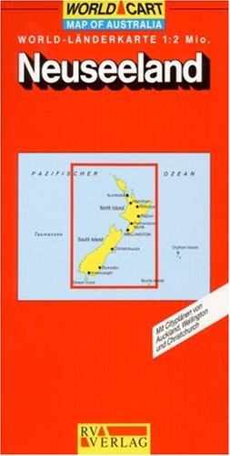 RV World-Länderkarte 1:2 Mio. Neuseeland Geology & Geography