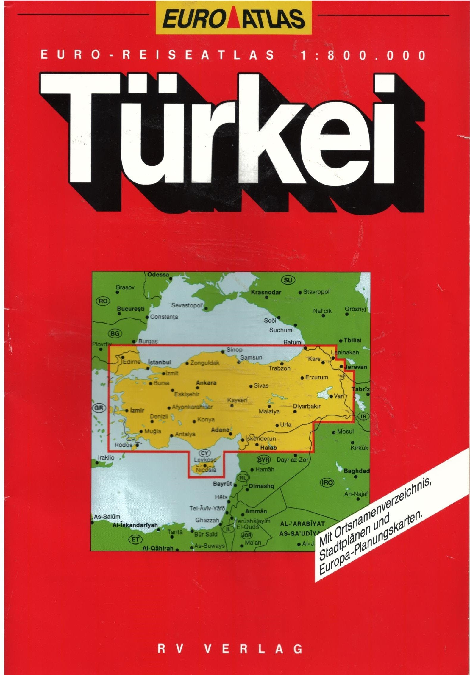 Turkey (Euro Atlas S.) Leisure, Home & Garden