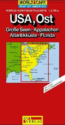 USA Ost: 1:2,5 Mill. (MARCO POLO Länderkarten) Leisure, Home & Garden