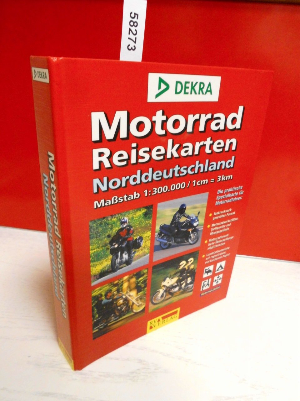 RV Motorad-Reisekarten 1:300 000 Norddeutschland Leisure, Home & Garden