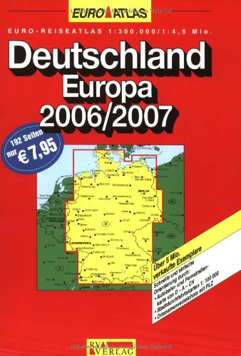 RV Euro-Reiseatlas Deutschland/Europa 2006/2007 - 1:300 000 / 1:4,5 Mio. Maps & Plans