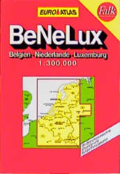 RV Euro-Reiseatlas 1:300 000 Benelux - Belgien, Niederlande, Luxemburg Leisure, Home & Garden