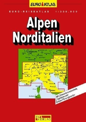 RV Euro-Reiseatlas 1:300 000 Alpen - Norditalien (Spiralbindung) Books