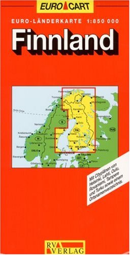 RV Euro-Länderkarte 1:750 000 Finnland Leisure, Home & Garden