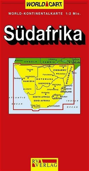 RV World-Kontinentalkarte 1:2 Mio. Südafrika Leisure, Home & Garden