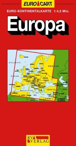 RV Euro-Kontinentalkarte 1:4,5 Mio. Europa Maps & Plans