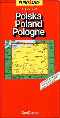 RV Euro-Länderkarte 1:800 000 Polen Leisure, Home & Garden