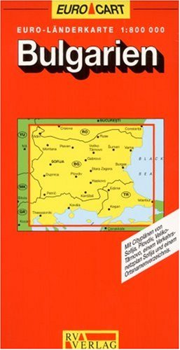 RV Euro-Länderkarte 1:800 000 Bulgarien Leisure, Home & Garden