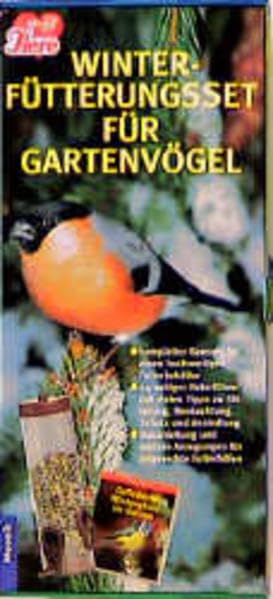 Winterfütterungsset für Gartenvögel: Set aus Buch, Bausatz für Winterfütterer, Bauanleitung Leisure, Home & Garden