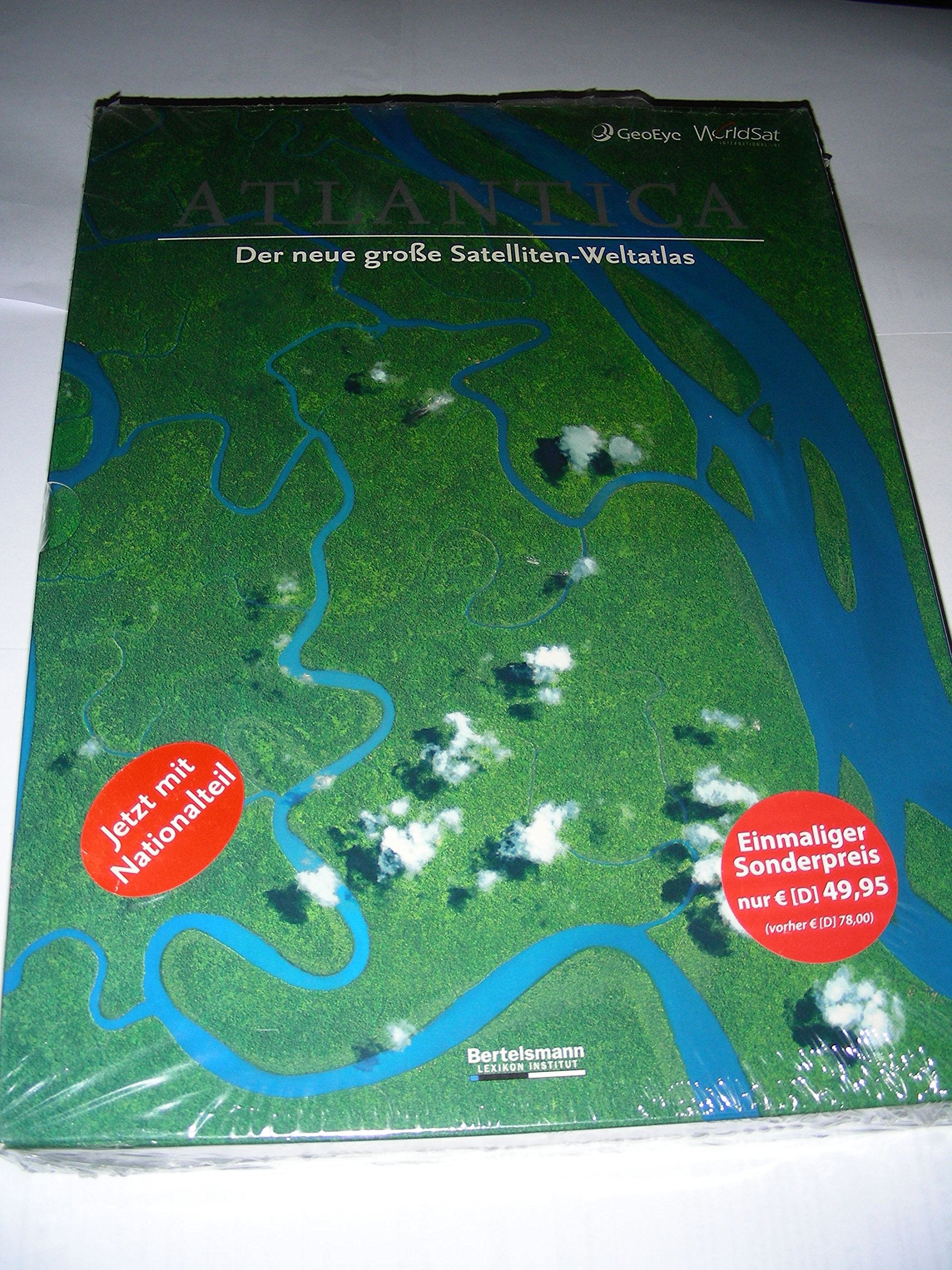 Atlantica: Der neue große Satelliten-Weltatlas: Der neue große Satelliten-Weltatlas. Mit Nationaltl. Deutschland, Schweiz, Österreich Reference Books