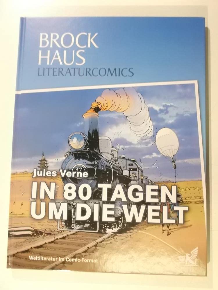 Brockhaus Literaturcomics - Weltliteratur im Comic-Format: In 80 Tagen um die Welt Reference Books