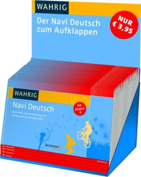WAHRIG Navi Deutsch: Grammatik, Rechtschreibung, Zeichensetzung General education