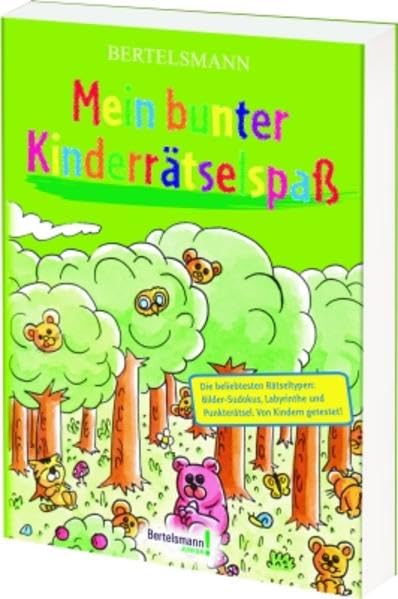 Bertelsmann Mein bunter Kinderrätselspaß: Die beliebtesten Rätseltypen: Bilder-Sudokus, Labyrinthe und Punkterätsel. Von Kindern getestet! (Bertelsmann Junior) Leisure & Fun
