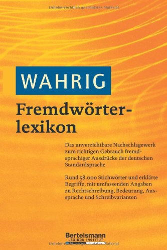 WAHRIG Fremdwörterlexikon General education
