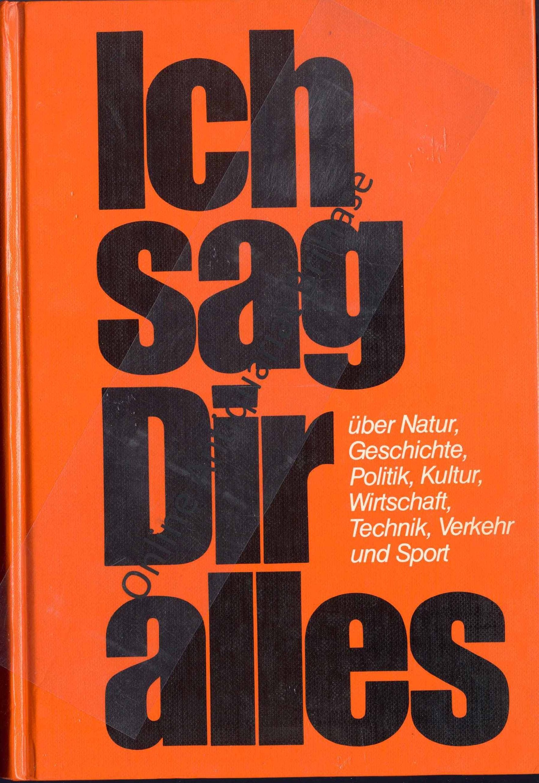 Ich sag Dir alles General education Books