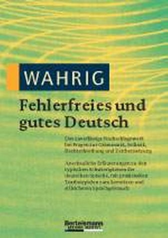 Product Image: Wahrig 5. Fehlerfreies und gutes Deutsch.