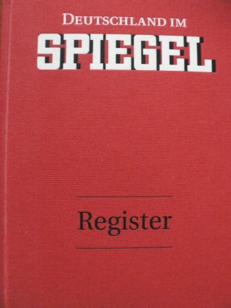 Product Image: Deutschland im Spiegel. Register