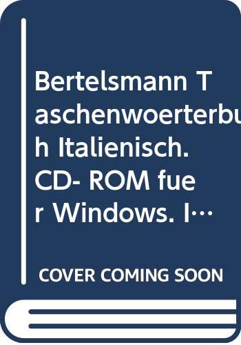 Bertelsmann Taschenwörterbuch Italienisch. CD- ROM für Windows. Italienisch/ Deutsch - Deutsch/ Italienisch. Electronic Book Foreign Languages ​​& Dictionaries