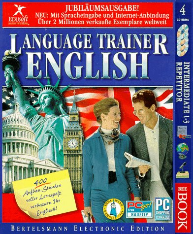Language Trainer English, CD-ROMs, Jubiläumsausg., Intermediate 1-3 & Repetitor, 4 CD-ROMs Reference Books