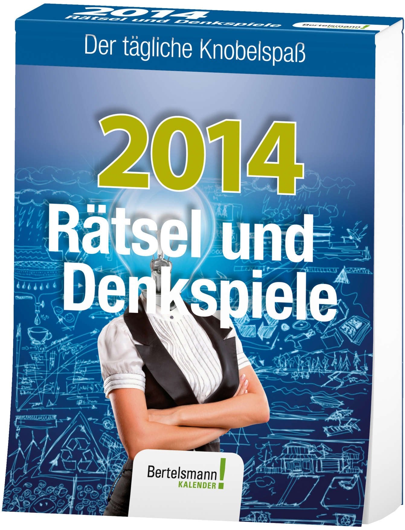 Rätsel und Denkspiele 2014: Der tägliche Knobelspaß: Der tägliche Knobelspaß. Mit Tages-/Wochenendkalendarium Leisure, Home & Garden