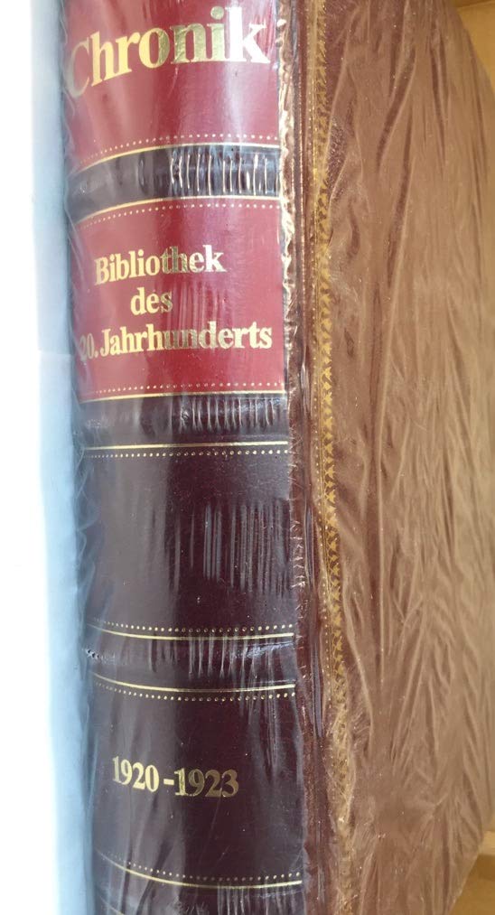 Chronik - Bibliothek des 20. Jahrhunderts 1920-1923 Band 6 Reference Books