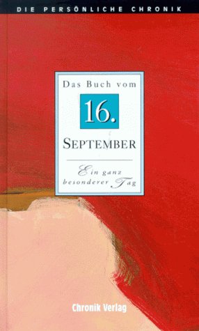 Product Image: Die Persönliche Chronik, in 366 Bdn., 16. September