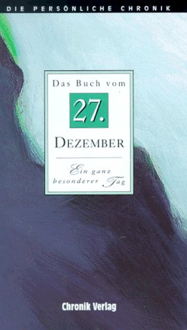 Product Image: Die Persönliche Chronik, in 366 Bdn., 27. Dezember