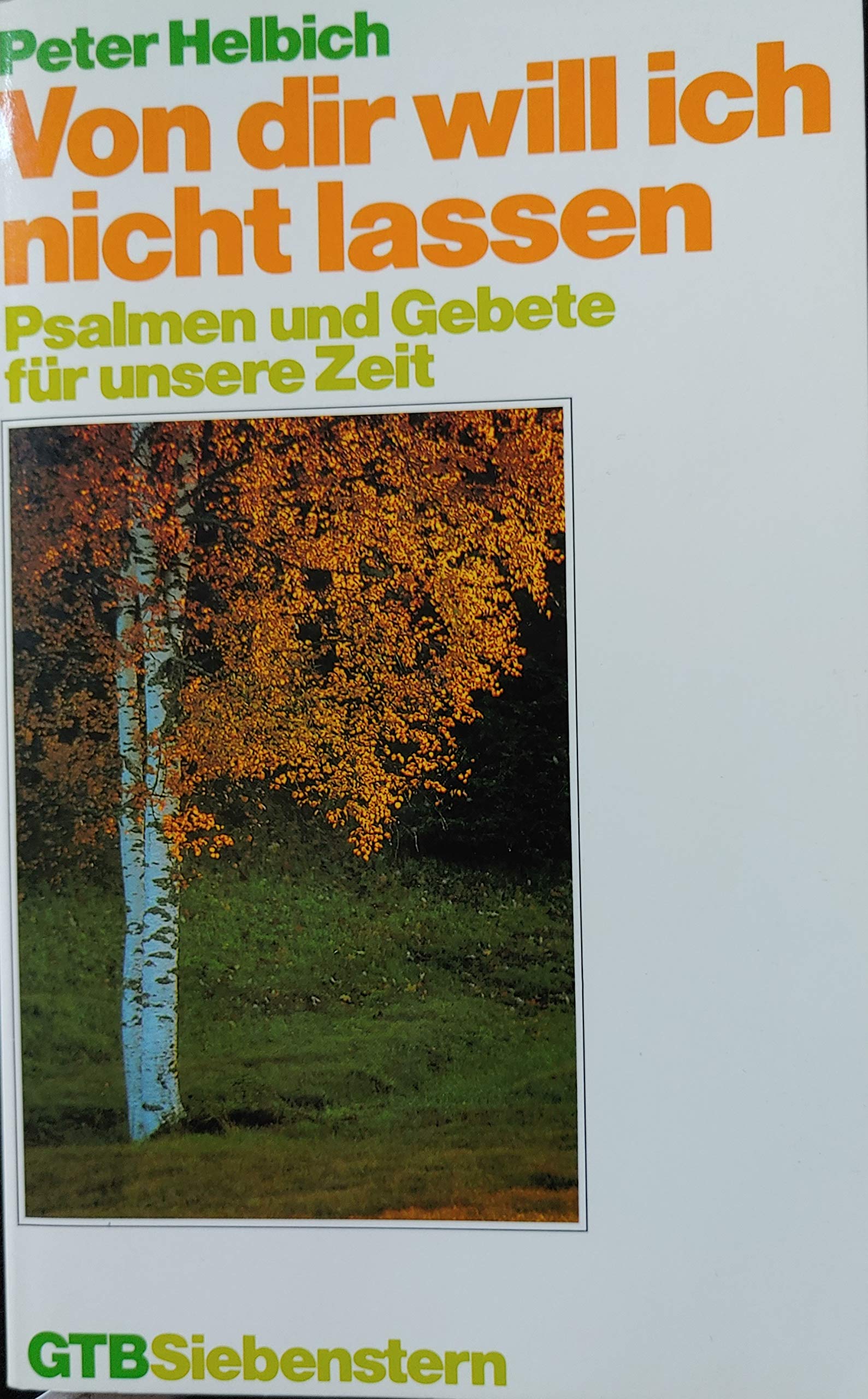 Von dir will ich nicht lassen. Psalmen und Gebete für unsere Zeit Religion & Esotericism