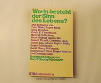 Worin besteht der Sinn des Lebens? Books