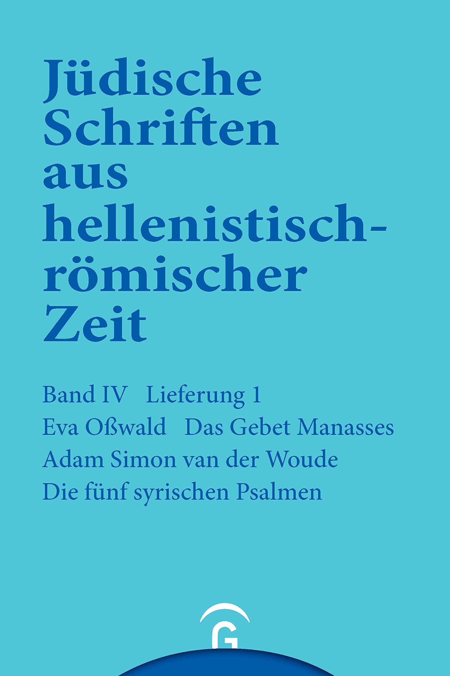Das Gebet Manasses. Die fünf syrischen Psalmen Philosophy