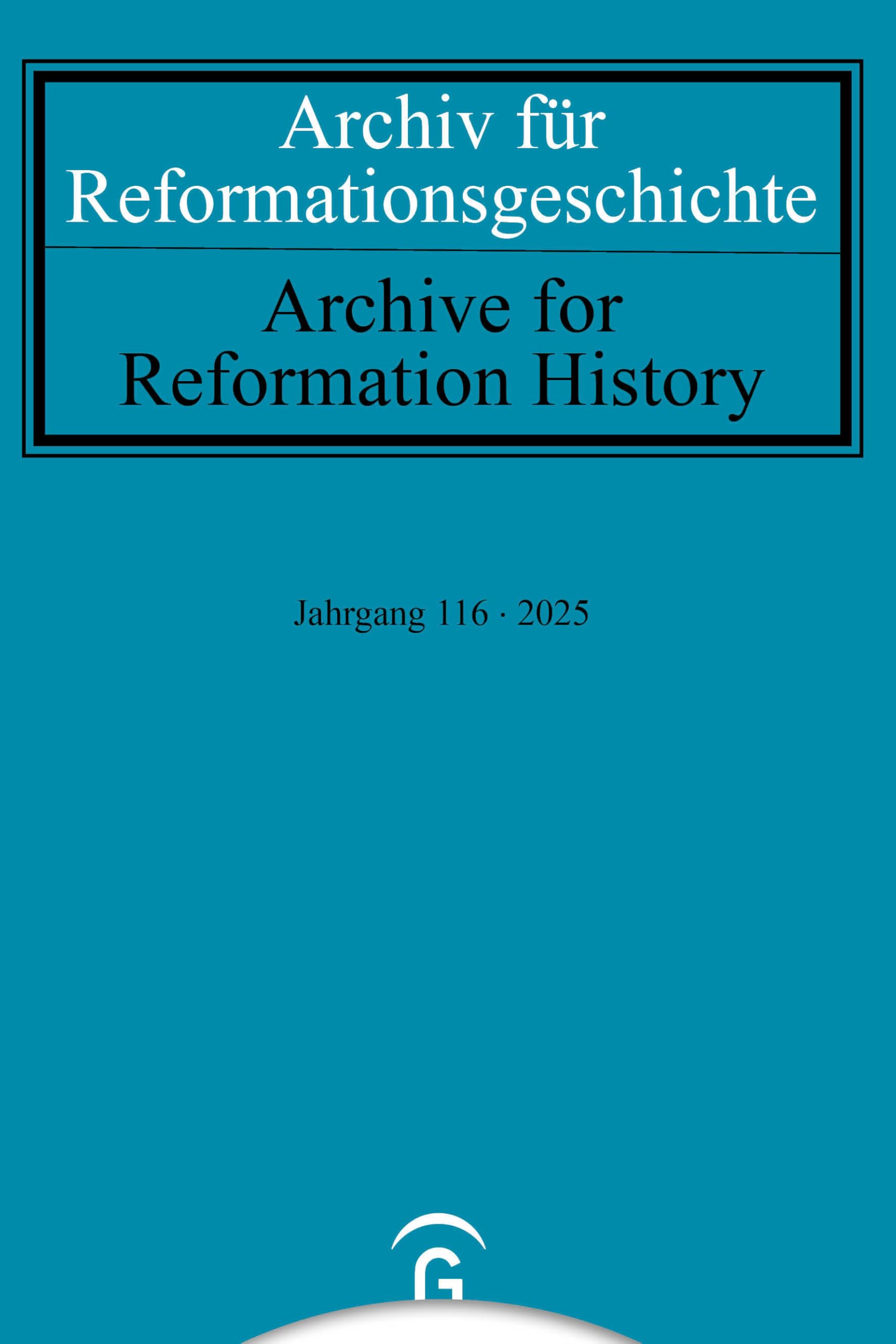 Archiv für Reformationsgeschichte - Aufsatzband Philosophy